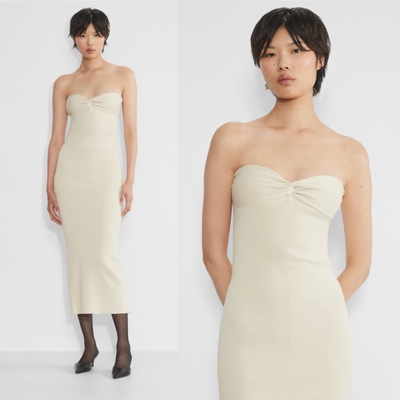 NEW! Artizia- Babaton Lasting Tube Dress Knit Sweetheart Maxi Size Large